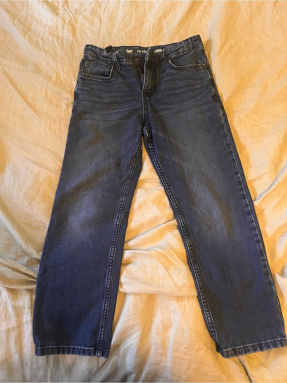 Cat and Jack Dark Blue kids Straight-Leg Jeans